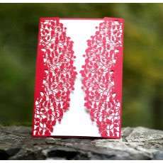 Laser Holder Wholesale Wedding Decoration Holiday Invitation Card
